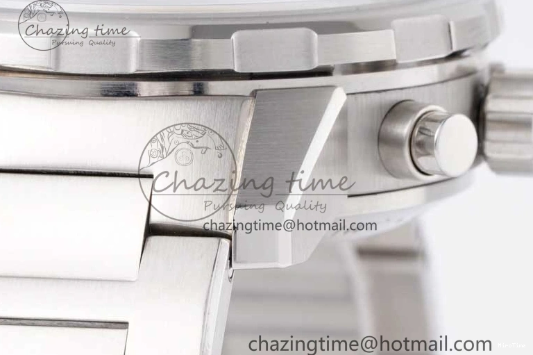 MIROTIME 0427 Aquatimer Chrono SS V6SF 1:1 Best Edition Blue Dial on SS Bracelet A Modern 7032